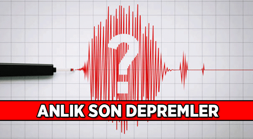 SON DAKİKA GEÇEN DEPREM HABERLERİ: Depremin merkez üssü neresi, büyüklüğü kaç 3 Ağustos 2026 son depremler