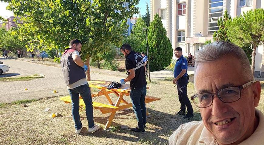 Banka oturma kavgası ölümle bitti Keşanda emekli polis dehşeti