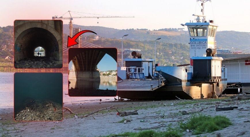 117 yıllık rekor kırıldı Tuna Nehrinde su seviyesi tarihi dip noktaya indi