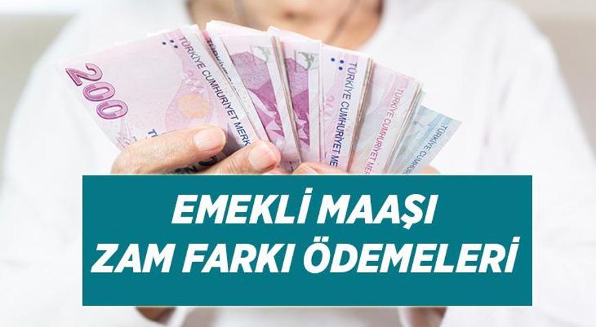 EMEKLİ ZAM FARKLARI ÖDEME TAKVİMİ SON DAKİKA AÇIKLANDI SSK-Bağkur (4A, 4B, 4C) 3 bin 552 TL en düşük emekli maaşı zam farkları ne zaman, hangi gün yatacak