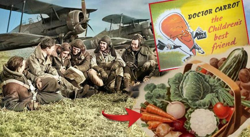 Bir sebze nasıl savaş silahına dönüştü Havuç gözü güçlendirir sözünün arka planı