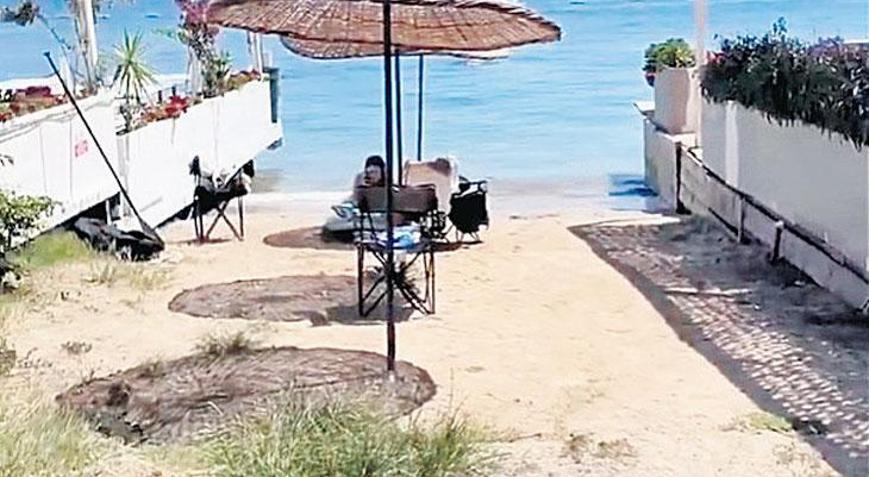 Üç adımlık halk plajı tartışması