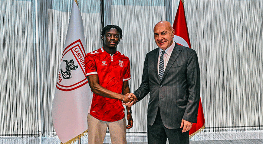 Samsunsporun yeni transferi Sekongo Resmi açıklama geldi