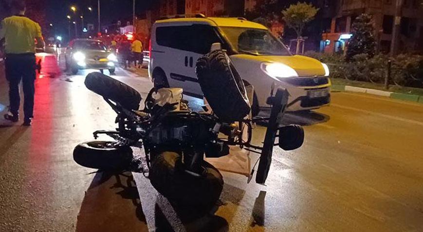 Bursada otomobil ile çarpışan ATVnin sürücüsü hayatını kaybetti