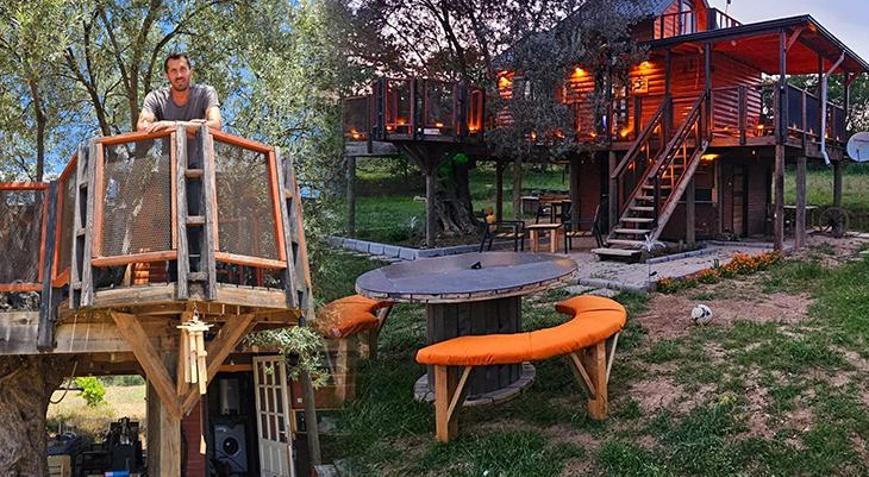 Hurdalardan yaptığı evi milyonlar izliyor Herkes çöp dedi, hazineye çevirdi