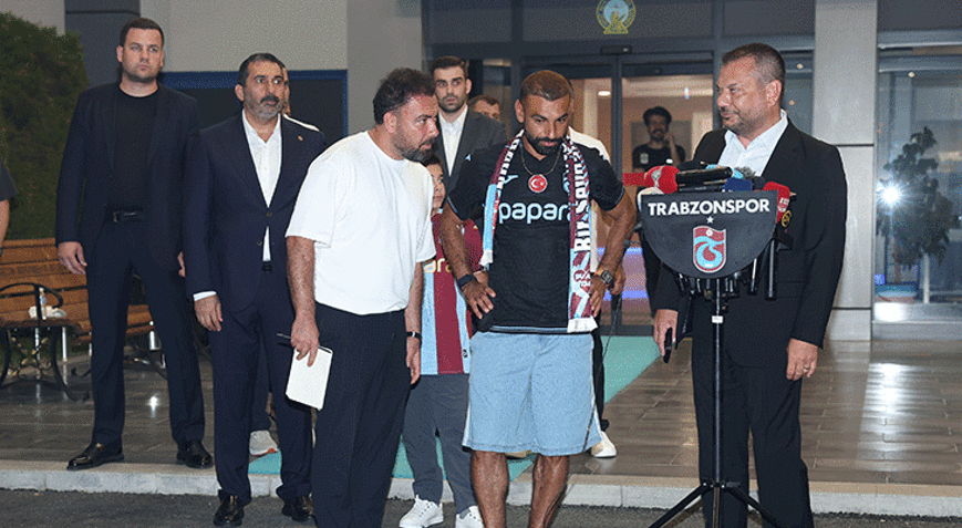 Yeni transfer Mohamed Salah Trabzona geldi Takıma katılmayı sabırsızlıkla bekliyorum