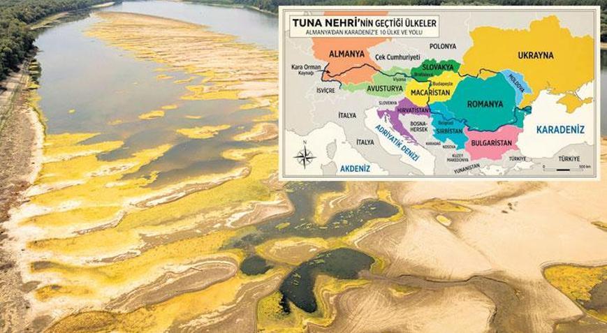 Tuna Nehri’nde derin kuraklık