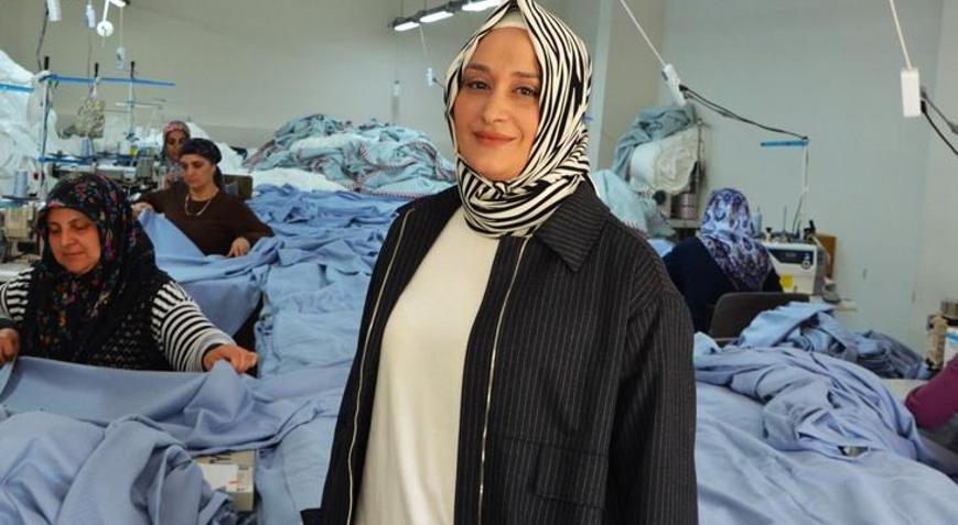 İnegöldeki atölyeden dünyaya satış: 16 kadına istihdam sağlıyor