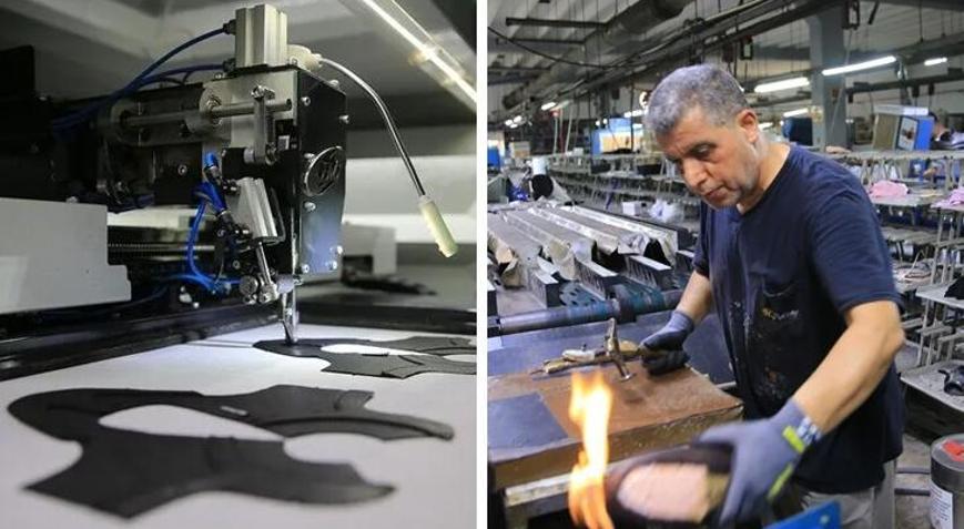 Manisada geliştirilen yapay zeka destekli makine, ayakkabı üretimini 10 kat artırdı