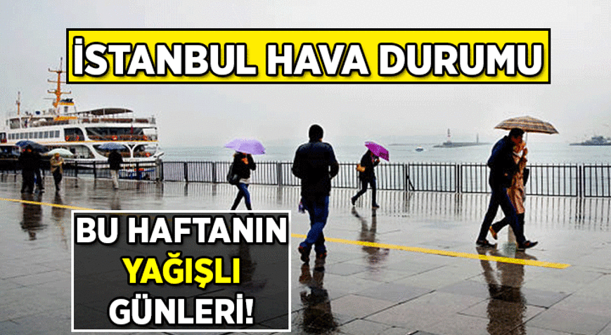 5 GÜNLÜK İSTANBUL HAVA DURUMU ☔ Bugün yağmur yağacak mı, İstanbul bu hafta hangi günler yağmurlu İşte bugünkü, yarınki ve toplam 5 günlük İstanbul hava durumu