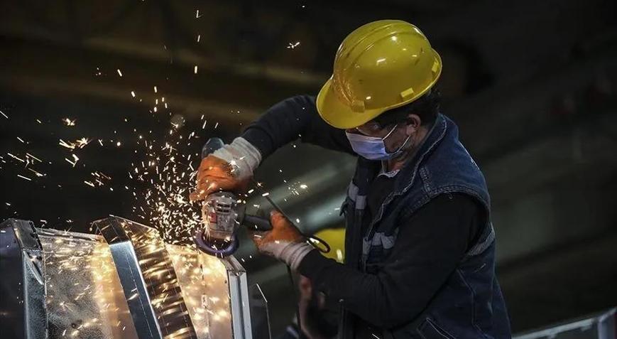 Sanayi üretim endeksi yıllık bazda azaldı