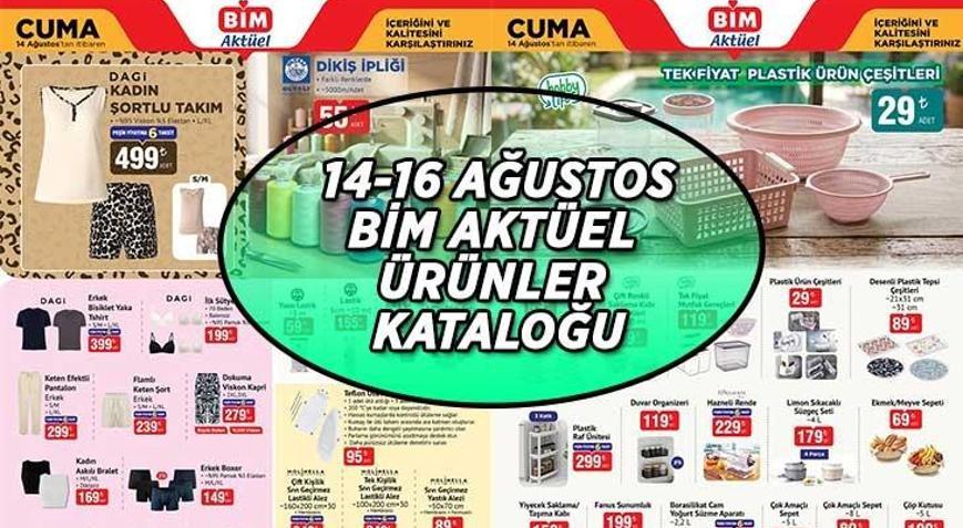 BİM AKTÜEL 14-16 AĞUSTOS YENİ KATALOGLAR | BİM 14 Ağustos Cuma aktüel kataloğunda hangi ürünler satışa çıkacak Kelepçeli Kek Kalıbı, Renkli Porselen Kahve Fincan Takımı, Kapaklı Cam Sürahi, Kapaklı Cam Sürahi