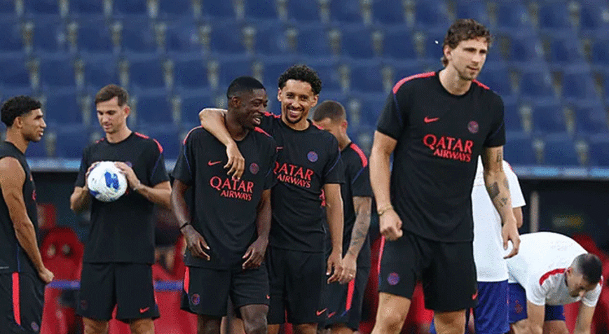 PSG, UEFA Süper Kupa finalinde oynayacağı Aston Villa maçına hazır