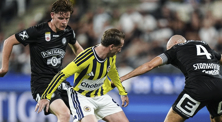 Fenerbahçe, Sturm Grazı yıktı Sarı-lacivertliler, Şampiyonlar Liginde play-off turuna yükseldi
