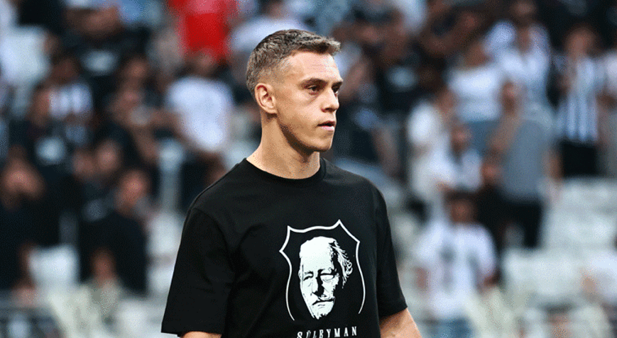 Trossard Beşiktaş formasıyla ilk kez sahne aldı Dusan Vlahovic tribünden maçı izledi