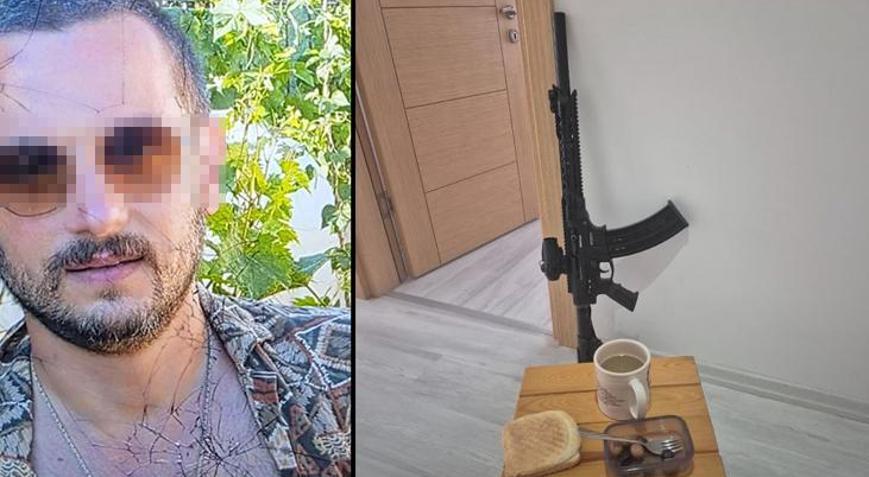 Çatalca’da uzun namlulu silah alarmı Kendini eve kilitleyip ateş açtı
