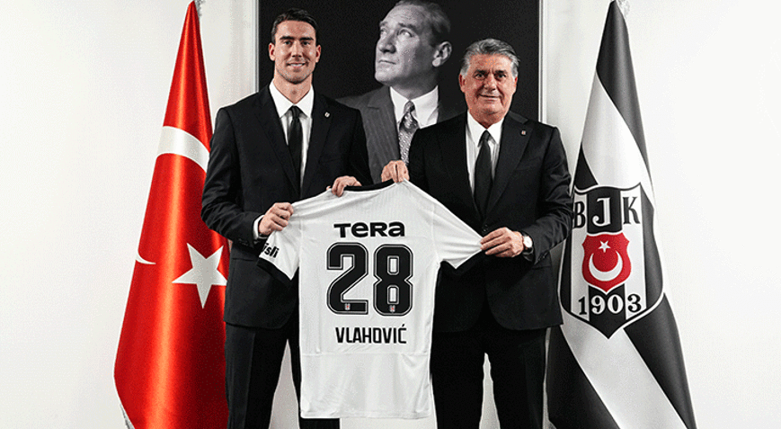 Dusan Vlahovic, Beşiktaş’ın 204. yabancı oyuncusu oldu