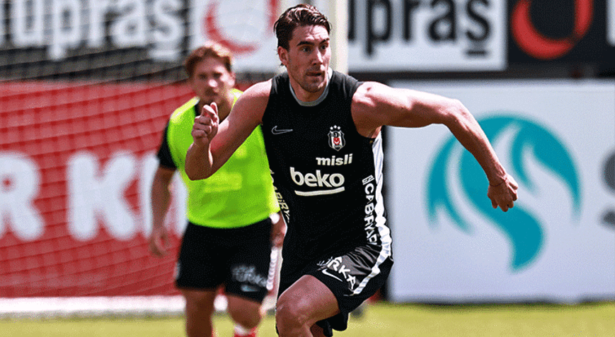 Beşiktaşta Dusan Vlahovic, ilk idmanına çıktı