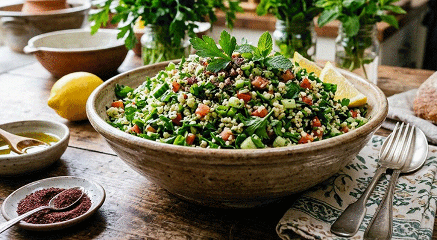Geleneksel Kısırdan Çok Farklı: Tabule Tarifi