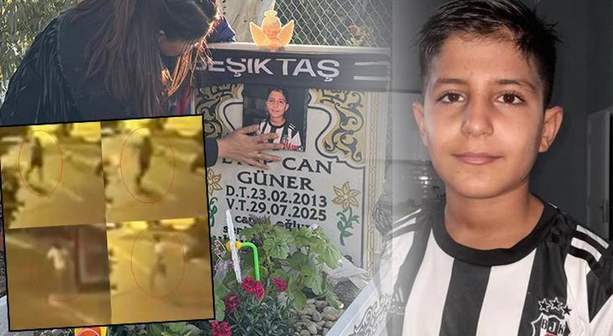 12 yaşındaki Eyüp Can’ın ölümünde kritik görüntü: Aralarında sadece 4 saniye var
