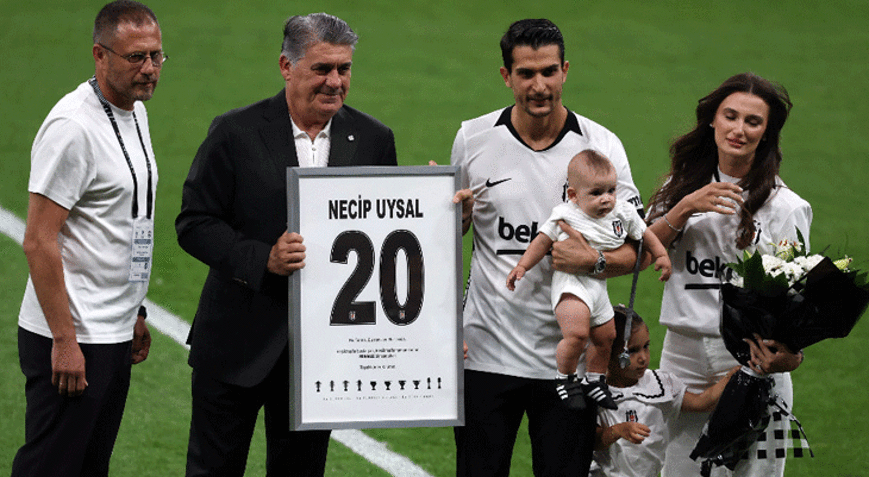 Beşiktaş’tan Necip Uysal’a veda Hepinizi çok seviyorum