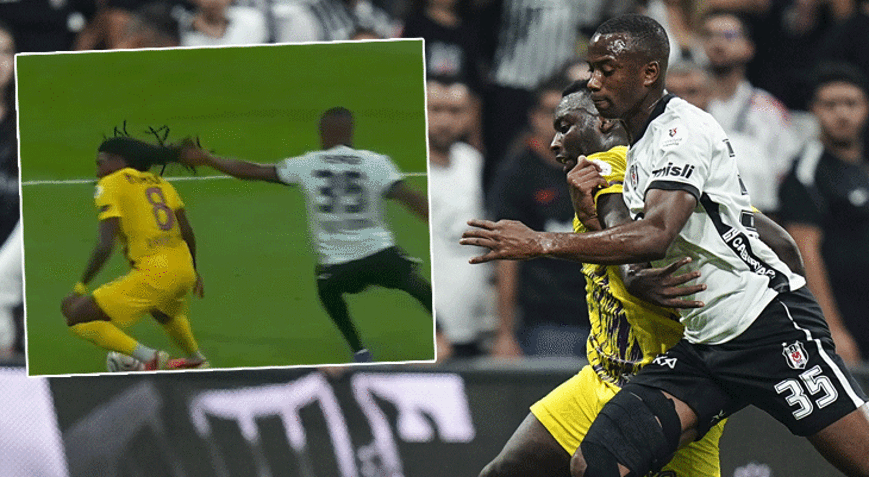 Beşiktaşta Djalonun hareketi gündem oldu Kırmızı kart için gaddarlık gerekiyor