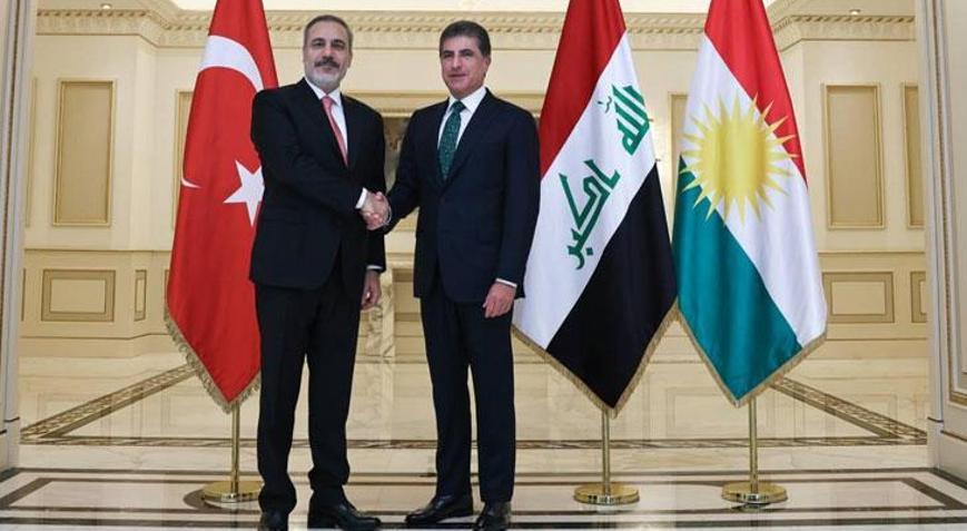 Dışişleri Bakanı Hakan Fidan, Mesrur Barzani ve Neçirvan Barzani ile telefonda görüştü