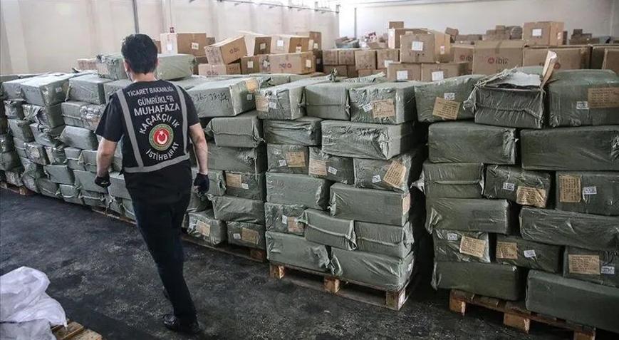 Ticaret Bakanlığı 71,9 milyar liralık kaçak eşya ele geçirdi