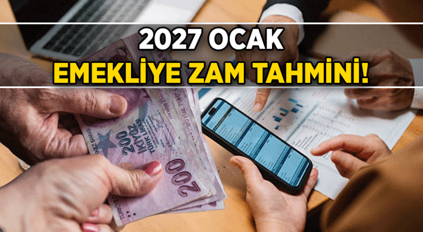 EMEKLİ MAAŞI OCAK 2027 ZAM TAHMİNİ % KAÇ İşte Merkez Bankası ve Piyasa Katılımcılarının emekli zammı beklentisi