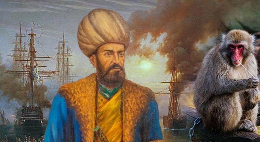 Osmanlı donanmasında maymun gözcüler detayı Topa tutulmuş maymuna dönmek deyiminin öyküsü