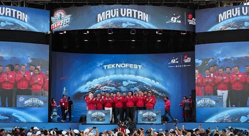 343 bin kişi TEKNOFEST Mavi Vatan’da buluştu