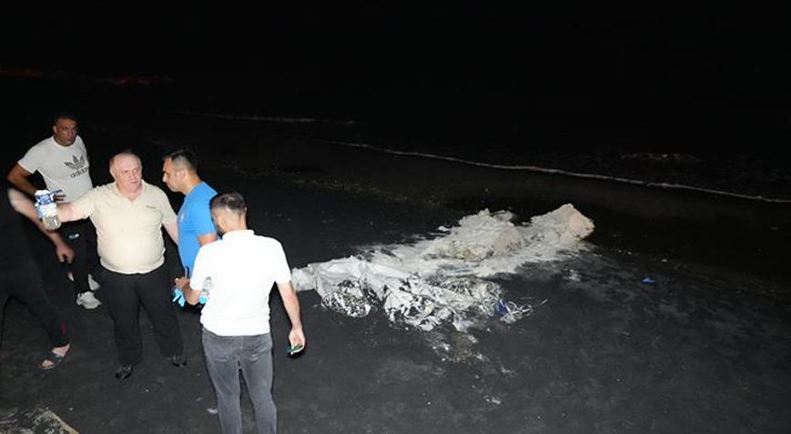 Samsunda sahilde şüpheli madde alarmı… Ekipler harekete geçti