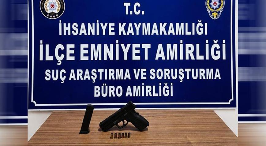 Afyonkarahisarda düğünde havaya ateş açmıştı O zanlı tutuklandı