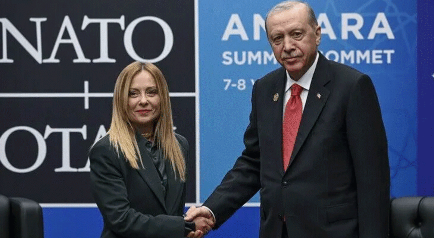 Cumhurbaşkanı Erdoğandan Giorgia Meloniye tebrik