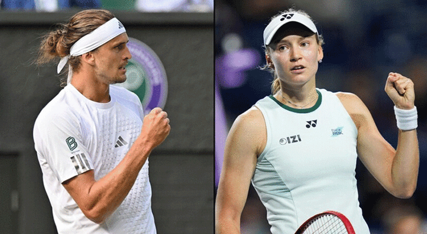 ABD Açıkta Zverev ve Rybakina adını çeyrek finale yazdırdı