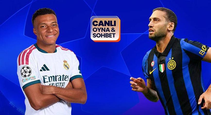 Real Madrid, İnter’i ağırlıyor Şampiyonlar Ligi heyecanı canlı sohbet ile Misli’de