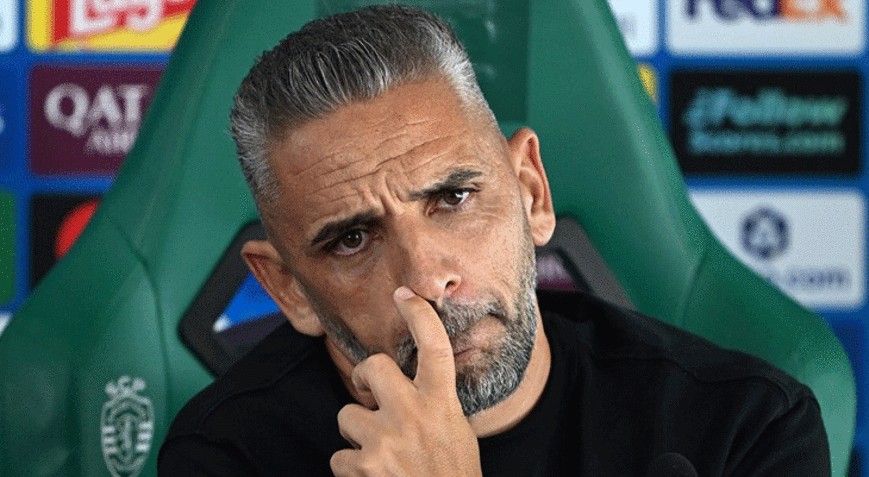 Sporting Teknik Direktörü Rui Borgesten Galatasaray sözleri: Baskı yapan ve tecrübeli bir takım