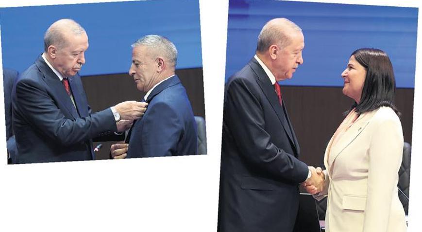 Kadın başkanları Beştepe’de kabul etti