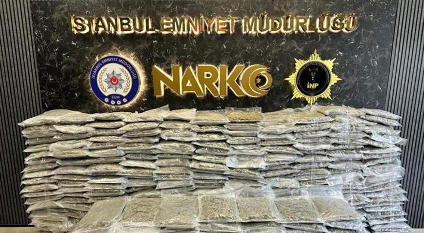 İstanbulda uyuşturucu operasyonu 409 kilo ele geçirildi