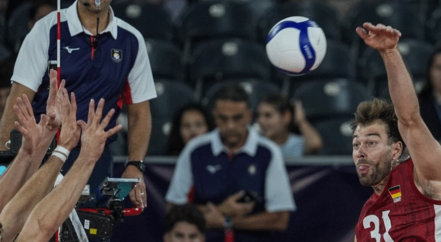 Erkekler Avrupa Voleybol Şampiyonasında Almanya, İsviçreyi devirdi