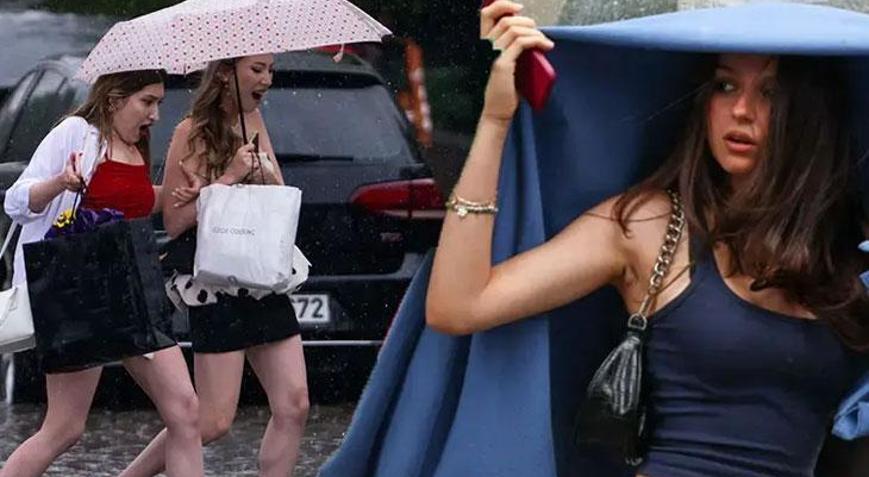 Meteoroloji yeni haritayı paylaştı Marmarada kuvvetli yağış: Sıcaklıklar 4-8 derece düşecek