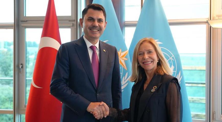 Bakan Kurum, Cenevre’de WMO Genel Sekreteri Saulo ile görüştü