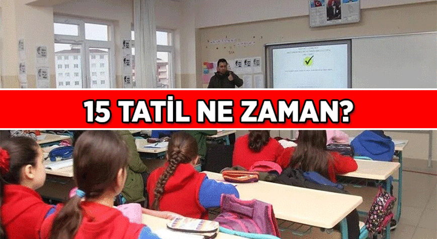 KIŞ TATİLİ 📢 15 Tatil ne zaman başlıyor, ne zaman bitiyor 1. Dönem sonu, 2. Dönem başı hangi tarihlerde