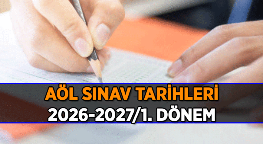 MEB AÇIK ÖĞRETİM LİSESİ 📍 AÖL 1. Dönem sınavları ne zaman, sınav giriş belgesi hangi tarihte erişime açılacak 2026-2027 Açık Öğretim Lisesi yazılı ve e sınav tarihleri ne zaman