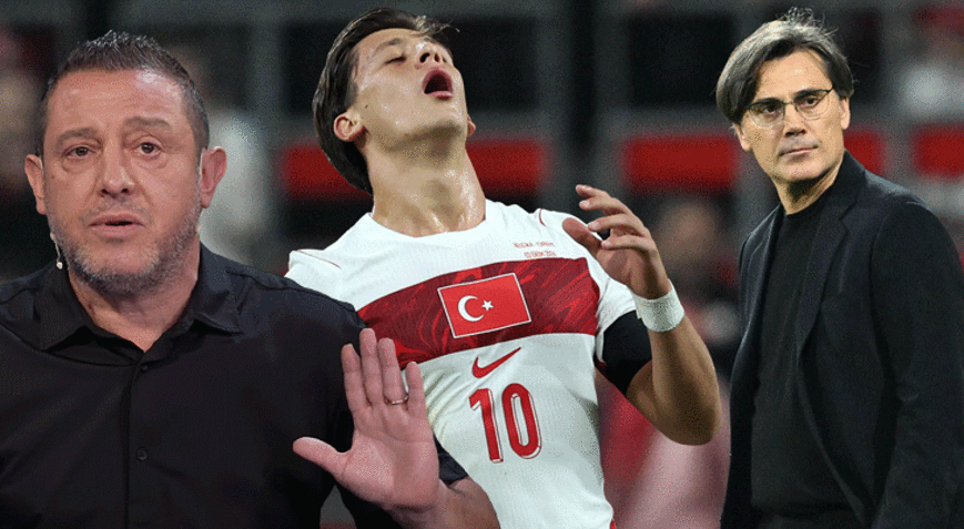 A Milli Takımın maçı sonrası Nihat Kahveciden Montellaya Arda Güler tepkisi Hemen gitmeli
