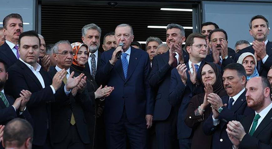 Cumhurbaşkanı Erdoğan, AK Parti Şanlıurfa İl Başkanlığı yeni hizmet binasını açtı