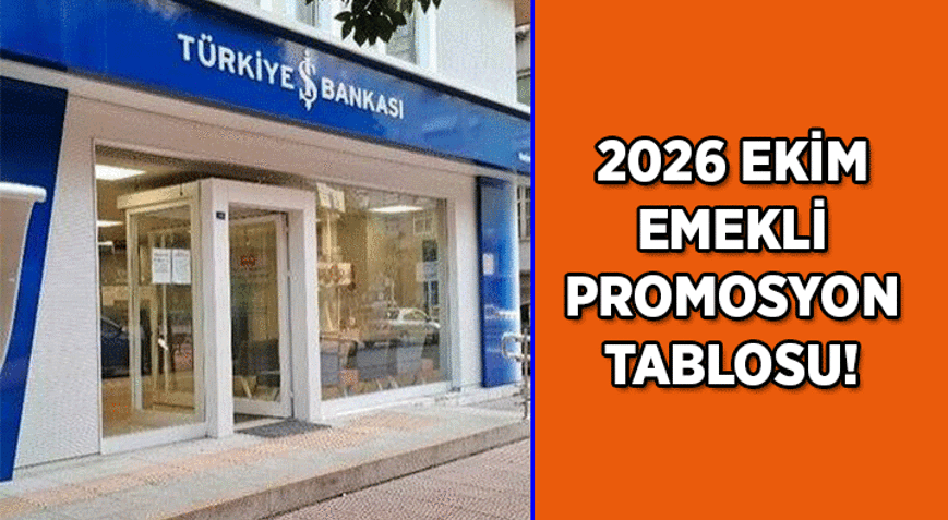 3 YILLIK ANLAŞMA ⚡ İş Bankası emekli promosyonu ne kadar Ekim boyunca İş Bankası emekliye kaç TL promosyon veriyor