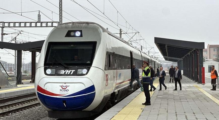 Hızlı tren, Edirne-Çerkezköy arasında ilk seferini yaptı