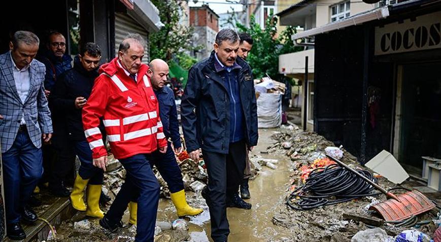 Bakan Çiftçi: Tehlike henüz geçmedi, Meteoroloji 5 kentimiz için turuncu kodlu uyarı verdi