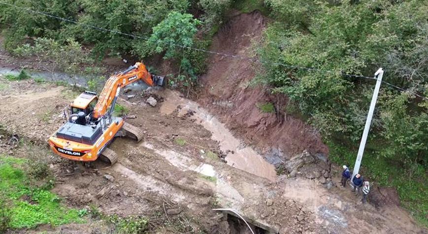 Sakaryadaki sel felaketinin ardından ekipler harekete geçti